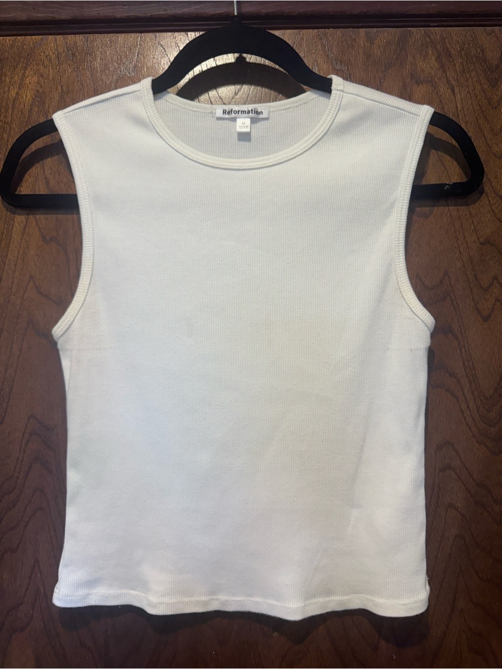 Reformation Ivory Ryland Tank Size M
